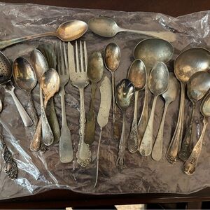 Vintage antique Silverware Lot of 21 pieces